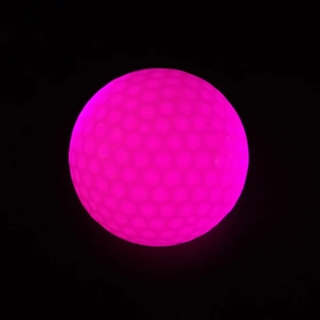  LED-golfbolde med lyserødt lys